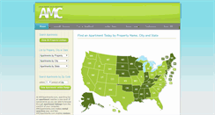 Desktop Screenshot of amcapartments.com